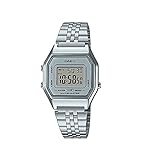 Casio Collection LA680WEA-7EF Reloj de pulsera para Mujer, Gris, 33,5 x 28,6 x 8,6 mm