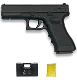 GOLDEN EAGLE Glock Negra | Pistola de Airsoft con Sistema Muelle para Bolas de 6mm. Potencia: