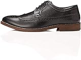 find. Zapatos Brogue Hombre, Negro (Black), 40 EU