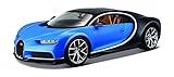 Bburago 18-11040 - Coche modelo Bugatti, azul, 1 unidad