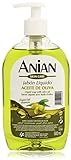 Anian Aceite Oliva Jabon Liquido Manos, Neutro, 500 Ml