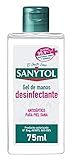 Sanytol - Gel De Manos Desinfectante Hidroalcohólico, Sin Enjuague, Hipoalergénico, 75 Mililitro
