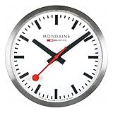 Mondaine A990.CLOCK.16SBB Reloj de pared Analogue, Plata