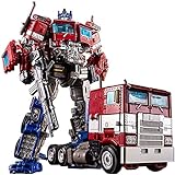 Transformers Optimus Prime Transformers Juguete, 7 Pulgadas Optimus Prime Figura de acción Dark Commander Modelo de Anime-Red